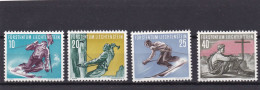 Liechtenstein 1955,cat. Zumstein 278/81 **. Série Sportive. - Unused Stamps