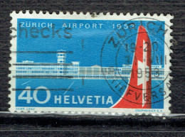 Inauguration De L'aéroport De Zurich-Kloten - Used Stamps