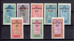 COLONIE FRANCAISE - HAUTE VOLTA - SERIE TP N°33/40 * - SAUF N°33 NSG Et N°38 GOMME PARTIELLE - Nuovi