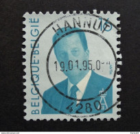 Belgie Belgique - 1994 - OPB/COB N°  2535 (1 Value ) - Koning Albert II - Type MVTM  Obl. Hannut - Gebraucht