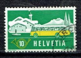 Postes Automobiles Alpestres : Les Grisons En Hiver - Used Stamps