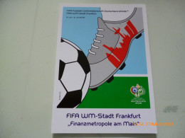 Cartolina Con Annullo Filiatelico "CAMPIONATI MONDIALI DI CALCIO GERMANIA 2006" - Fútbol