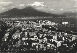 72060531 Naples Neapel Panorama Da Corso Vittorio Emanuele Vulkan Vesuv Naples N - Autres & Non Classés