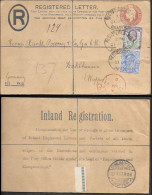 England Bradford Registered Uprated Postal Stationery Cover To Mailed Germany 1907 - Briefe U. Dokumente