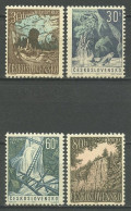 TCHECOSLOVAQUIE 1963 N° 1284/1287 ** Neufs MNH Superbes C 4.50 € Paradis Slovaque  Sites Moraves Poisson Fishe - Nuevos