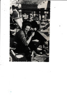 Photo 1957-58 Courchevel 73 - Bar Du Soleil Station De Ski - Clients En Terrasse - Lieux