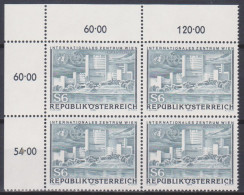 1979 , Mi 1617 ** (1) -  4 Er Block Postfrisch - Eröffnung Des Internationalen Zentrums Wien " Donaupark Wien " - Unused Stamps