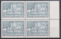 1979 , Mi 1617 ** (3) -  4 Er Block Postfrisch - Eröffnung Des Internationalen Zentrums Wien " Donaupark Wien " - Ongebruikt