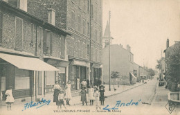 94 VILLENEUVE TRIAGE - Avenue De Choisy - Personnages Sur La CPA Identifiés - TTB - Autres & Non Classés