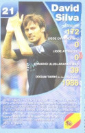 Soccer Sport Card David Silva, Spain, Toptrumps Nr. 21 - Trading Cards