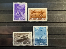 4 Sellos Nuevos URSS 1948 Serie Completa Sport In URSS - Ongebruikt