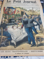 PETIT PARISIEN 08/SAINTE BARBE BANQUET DES POMPIERS /SAINT ELOI FETE DES FORGERONS - 1900 - 1949