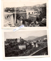 2 PHOTOS DE 1930 - CORSE - CORTE - Lieux