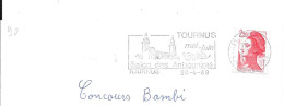 Lettre Entière Flamme 1989 Tournus Saone Et Loire - Maschinenstempel (Werbestempel)