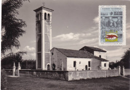Cartolina San Polo Di Piave ( Treviso ) Chiesetta Di San Giorgio ( Affrancatura Anteriore ) - Treviso