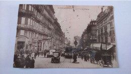 Carte Postale Ancienne ( AA5 ) De Marseille , La Canebiére ( Carte Abimée Au Centre ) - Unclassified