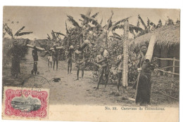 !!! CONGO, CPA DE 1911 , DÉPART DE BOMA POUR VENISE (ITALIE) - Cartas & Documentos