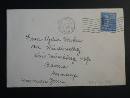 DP17  USA    BELLE LETTRE  1949 HAKENSACK  A   BAVARIA GERMANY ZONE AMERICAINE  +  AFFRAN. INTERESSANT - Postal History