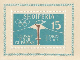 ALBANIA Block 8,unused - Estate 1964: Tokio