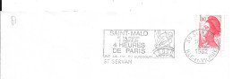 Lettre Entière Flamme 1982 Saint Servan Ille Et Vilaine - Mechanical Postmarks (Advertisement)
