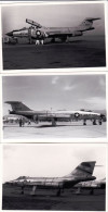 Photo Originale - Airplane - Plane - Aviation - Militaria - Avion  Militaire - Lot 5 Photos - Luftfahrt