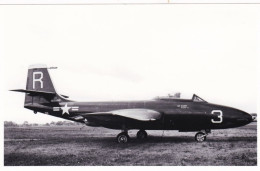 Photo Originale - Airplane - Plane - Aviation - Militaria - Avion De Chasse Militaire McDonnell F2H Banshee - Aviation