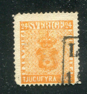 "SCHWEDEN" 1858, Mi. 10a Gestempelt A2099) - Gebraucht