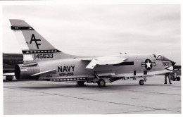 Photo Originale - Airplane - Plane - Aviation - Militaria - Avion Vought F-8 Crusader - 1946-....: Modern Tijdperk