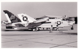 Photo Originale - Airplane - Plane - Aviation - Militaria - Avion Vought F-8 Crusader - 1946-....: Modern Era