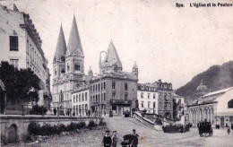 Liege -    SPA - L'église Et Le Pouhon - Spa