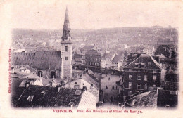 Liege - VERVIERS -   Pont Des Recollets Et Place Du Martyr - Verviers