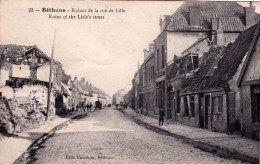 62 - Pas De Calais - BETHUNE - Ruines De La Rue De Lille - Bethune