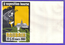 Carte Postale 59. Roubaix 5è Exposition Bourse Mars 1980   Très Beau Plan - Roubaix