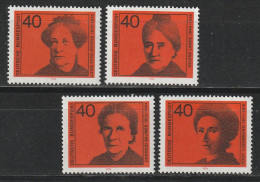 Bund Michel 791 - 794 Frauenrechtlerinnen ** - Unused Stamps