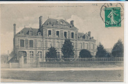 Aunay Sur Odon (14) Ecole Communale De Filles - édit. Amy Circulée 1914 Convoyeur Caen A Vire - Other & Unclassified