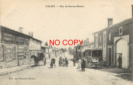 51 VALMY. Attelages Et Enfants Rue De Somme-Bionne - Other & Unclassified