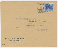 Treinblokstempel : Leeuwarden - Groningen III 1949 - Non Classés