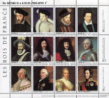 Vignettes Rois De France - De Henri II à Louis-Philippe 1er - 12 Vignettes** - Other & Unclassified