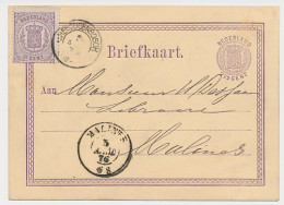 Briefkaart G. 7 Z-2 / Bijfrank. Em. 1869 S Hertogenbosch 1876 - Interi Postali