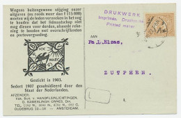 Firma Briefkaart Amsterdam 1922 - Handel - Non Classés