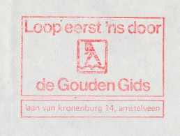 Meter Cover Netherlands 1982 Yellow Pages - Non Classés