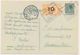 Spoorweg Poststuk Bergen Aan Zee - Amsterdam 1938 - Ohne Zuordnung