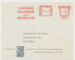 Meter Cover Netherlands 1961 Savings Bank - Squirrel - Ohne Zuordnung