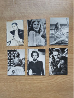 Filmsterren Movie Stars  Ciné  Echte Fotos 4 X  6 Cm Belgian Chewing Gum Gene Kelly, Janet LeighLauren Bacall... - Autres & Non Classés