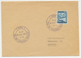 Cover / Postmark Austria 1947 United Nations Day - VN