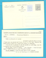 Entier Postal De La S.A. Charbonnages De La Grande Bacnure - Coronmeuse - Altri & Non Classificati