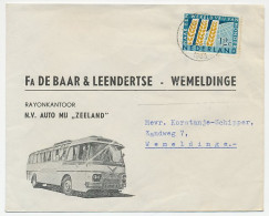 Firma Envelop Wemeldinge 1963 - Auto MIJ Zeeland / Bus - Sin Clasificación