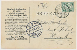 Briefkaart Oostvoorne 1908 - Hotel - Cafe - Restaurant - Ohne Zuordnung