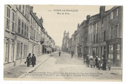 CPA 51 VITRY-le-FRANCOIS Rue Du Pont - Vitry-le-François