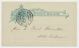 Postblad G. 4 Scheveningen Kurhaus 1896 - Postwaardestukken